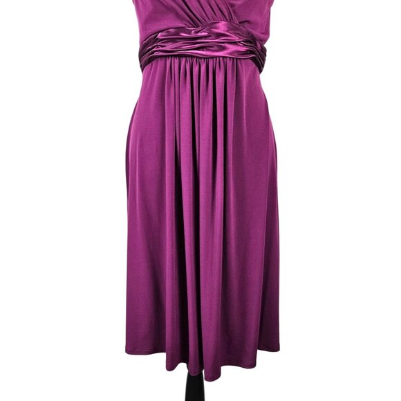 David's Bridal Womens Dress Size 4 Bridesmaid Wedding Classy Flowy Party Elegant - Picture 5 of 10